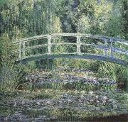 Claude Monet Waterlilies and Japanese Bridge oil painting artist